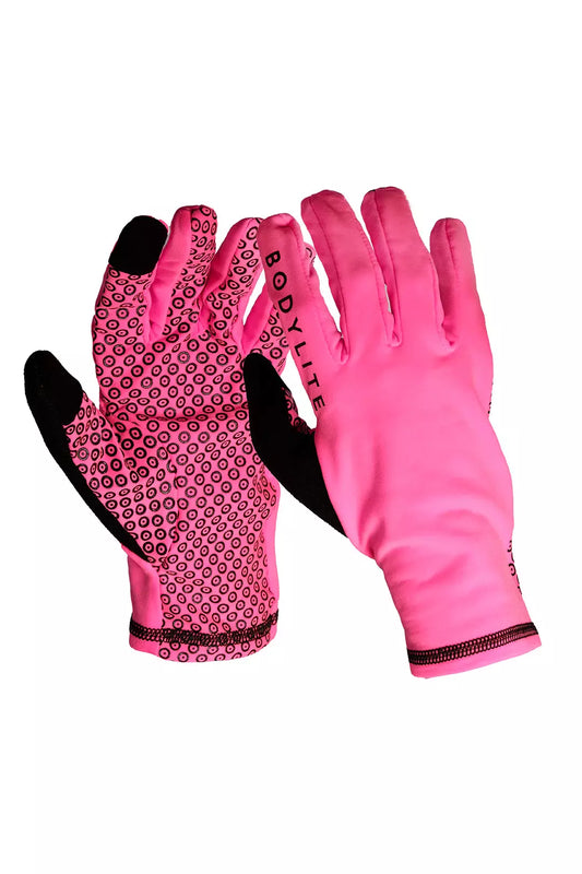 Bodylite Pink Reflective Gloves